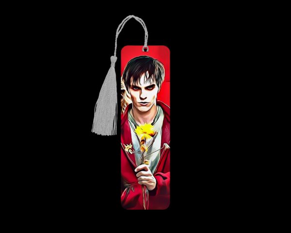 Warm Bodies metal bookmark. The bookmark is metal with a silver tassel. The image is printed onto the top and is smooth and glossy. Features: 4.7″ x 1.3″ x 0.02″ Metal Bookmark Made Metal Aluminum Plate Colors may vary due to screen resolution. The bookmarks may be different slightly from the listing image as each are hand pressed.